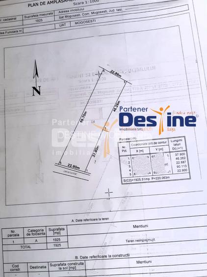 Teren intravilan 1925 mp cu certificat de urbanism si utilitati Mogosesti - 5