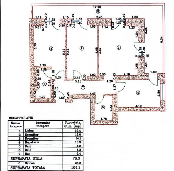 De inchiriat apartament 3 camere Cortina North (TVA deductibil inclus) - 16