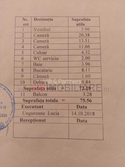 Vitan -Str Foisorului - 3 camere SUT 75 MP - Metrou Mihai Bravu 950 ml - 12