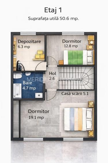 Vânzare vilă 5 camere direct dezvoltator P+2 + 3 terasă Tva inclus !!! - 13