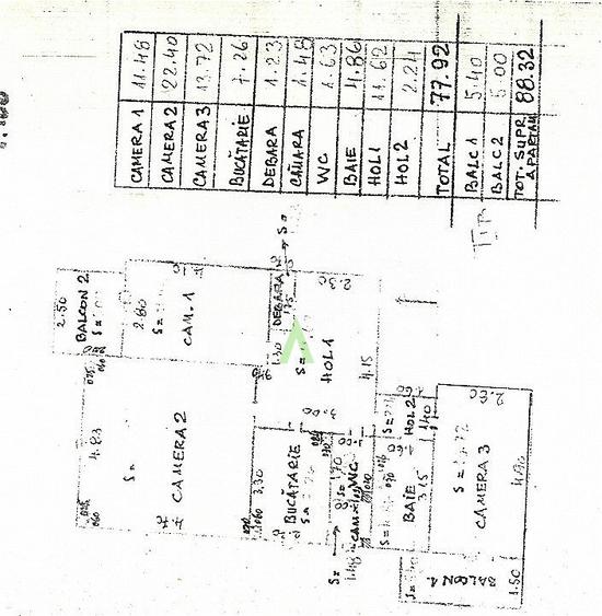 Apartament 3 camere, 80 mp, Calea Manastur - 8