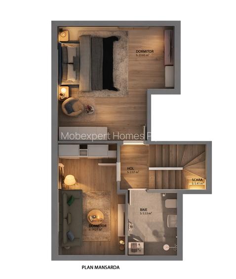 Vila 5 camere tip 1 - Mobexpert Homes Pipera - 2