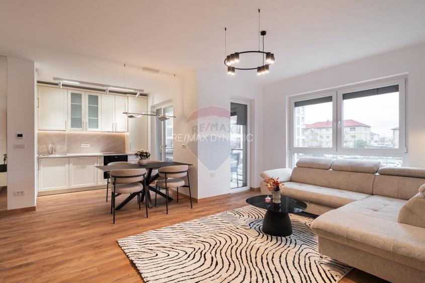 Apartament modern 3 camere, prima închiriere, loc parcare, Adora Park - 12