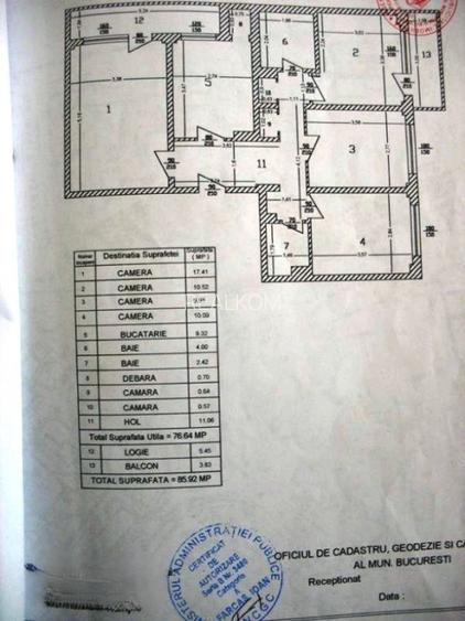 VANZARE APARTAMENT 4 CAMERE TINERETULUI – SCOALA NR.97 - 32