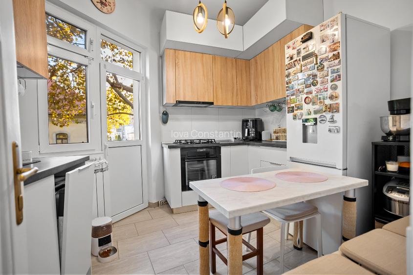 Apartament interbelic renovat, 2 camere, str. Romulus – Sector 3, 88,39 m² - 8