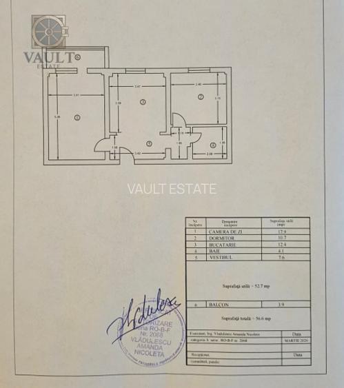 2 CAMERE - BLOC REABILITAT - PIATA SUDULUI - 8