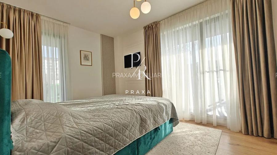 Apartament 3 camere, complet mobilat, terasa 31 mp, parcare, zona Vivo - Metro - 5