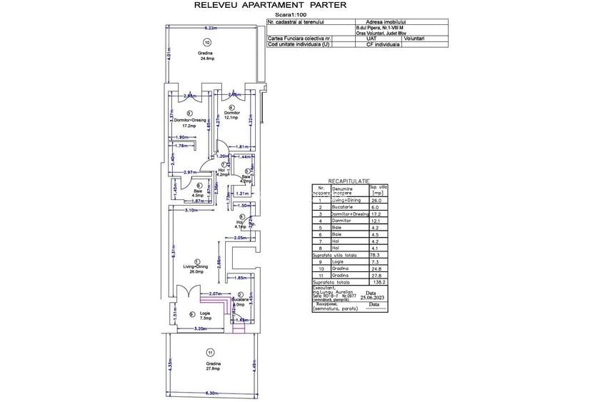 Vanzare - apartament 3 camere + gradina - Avalon Estate-Pipera - 1