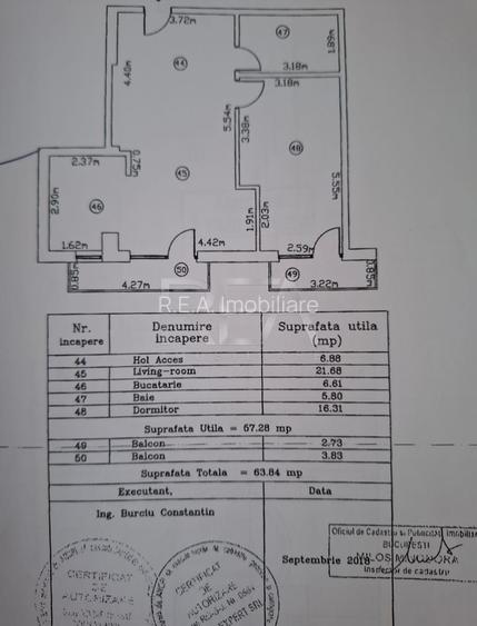 2 camere, semidecomandat, Zona Valea Largă - 8