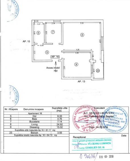 COMPOZITORI APARTAMENT CU 3 CAMERE MOBILAT SI UTILAT - 15