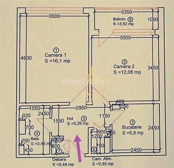 Apartament 2 camere, DECOMANDAT, RENOVAT COMPLET- Zona Dambovita - 12