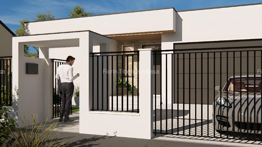 Teren 666 mp Serena Moșnița + proiect vilă modernă 223 mp | Utilități | Asfalt - 2