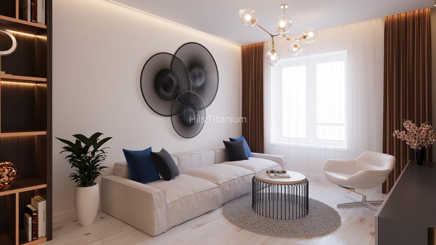 Garsoniera 1D cu gradină | HILS Titanium | Ansamblu rezidential nou - 4