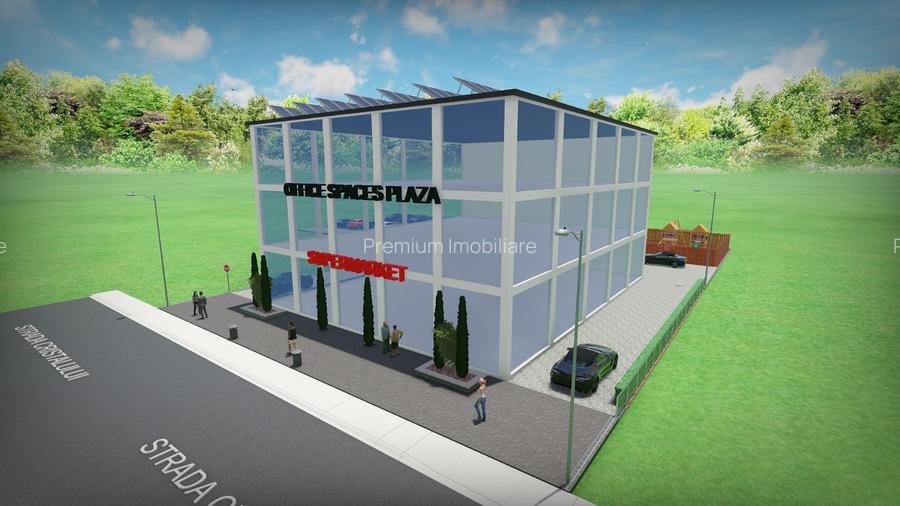 Teren intravilan, 1100 mp, acces stradal, posibilitate constructie clinica - 3