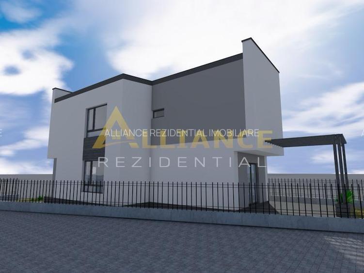 Casa individuala P+1E - 4 camere 3 bai + dressing - teren 1490mp - 4