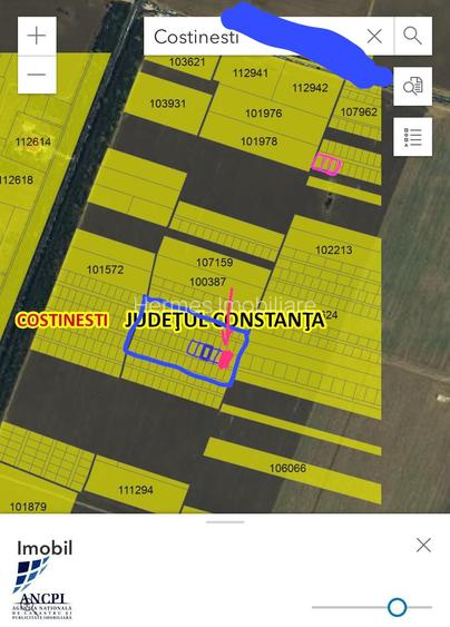 Teren 403 mp Costinești | Intravilan | P+2 | 14.000 € cash sau 260 €/lună - 2