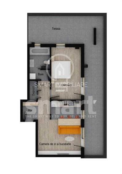 Apartament 2 camere BLOC NOU FINISAT Floresti zona Muzeul Apei - 9