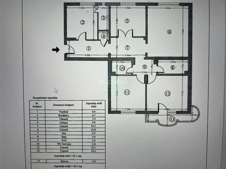 Vanzare apartament 4 camere Doamna ghica - 3