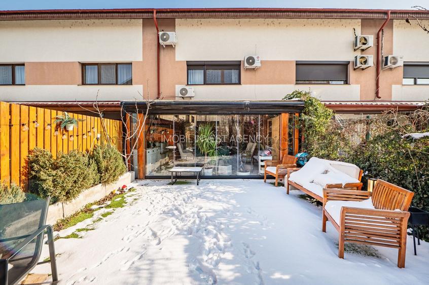 Duplex P+1+M cu grădină proprie, terasă și acces la piscină. - 19