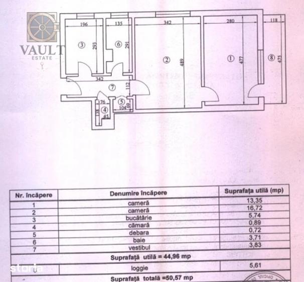 Apartament 2 camere la 7 minute de Metrou Tineretului - 1