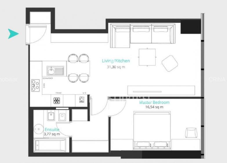 Vanzare apartament 2 camere in Up Site - Zona Floreasca - 8