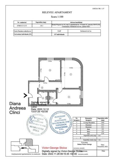 3 camere , 2 bai  , negociabil , nu se aplica tva - 3