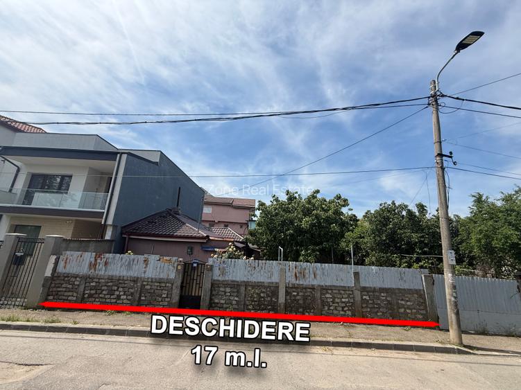 Teren de vânzare 378 mp,Deschidere 17 ml,Toate utilitățile, Prelungirea Ghencea - 8
