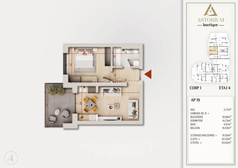 Studio Elegant cu Design Modern Comision 0% - 3
