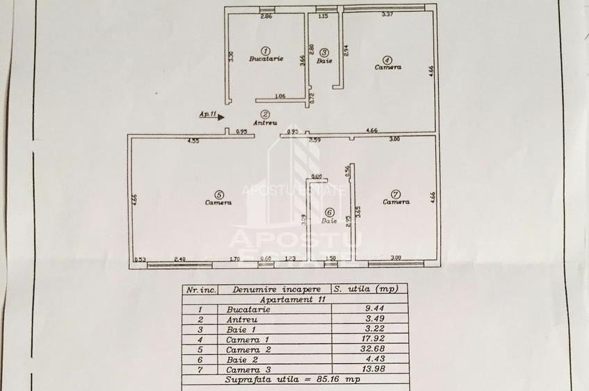 Apartament 3 camere, decomandat, modern si la cheie, Turist, Timisoara - 14