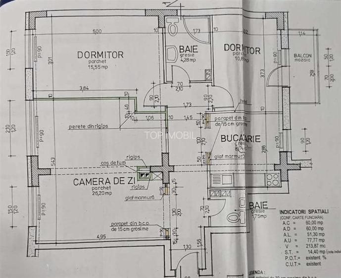 Apartament 3 camere, 81 mp, Etajul 1-  Nicolina, Rondul Vechi - 4