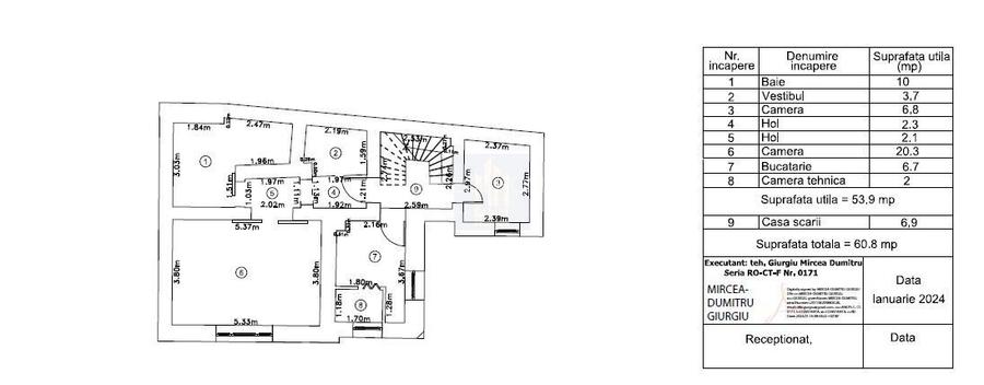 Vila Interbelica | 10 Camere | Inchiriere | Co-working | IT *Cismigiu* - 17