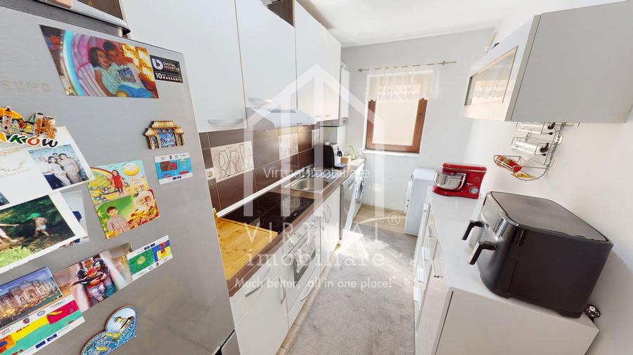 Apartament cu 3 camere, 63mp utili, la casa, pivnita, Turnisor - 6