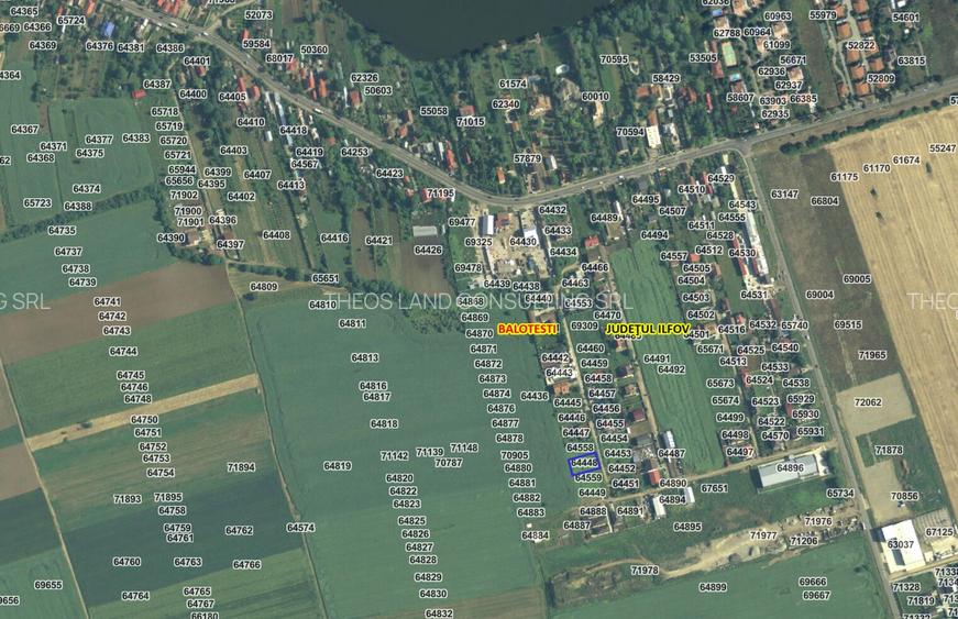 Lot 735 mp intravilan Sos. Unirii 291 Balotesti - 4