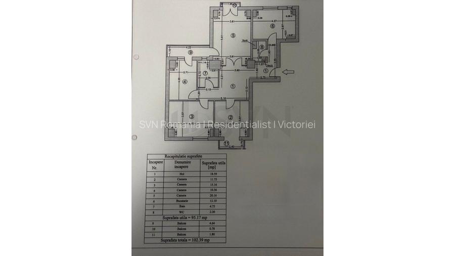 REA1026431 Apartament 4 Camere I Octavian Goga I Mobilat si utilat I De vanzare - 10