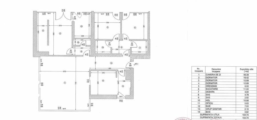 Primaverii, 4 camere de inchiriat cu terasa de 80 mp - 7