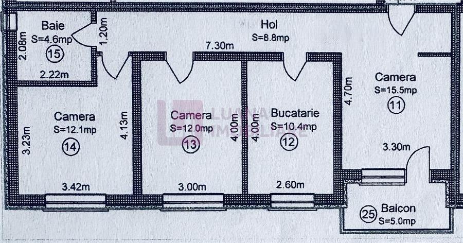 Apartament 3 camere | Arhitectilor | Deventer | etaj 2| mobilat | video