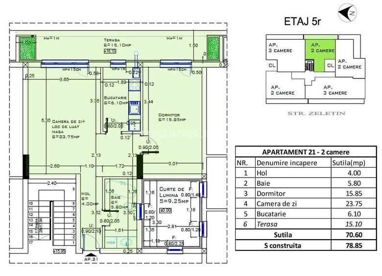 Apartament 2 camere de vanzare Aviatiei - 24