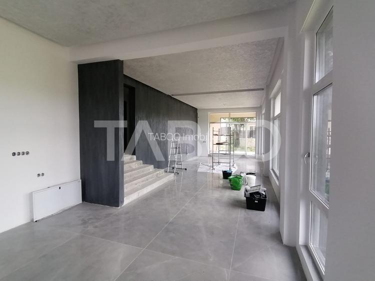 Casa moderna de inchiriat 5 camere cu teren si piscina Cisnadie - 9