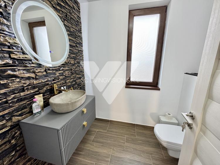 Casa moderna tip duplex 4 camere mobilata, teren 235 mp Talmaciu Sibiu - 12