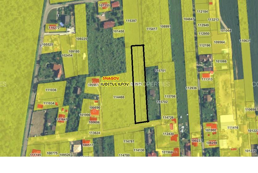 Teren Intravilan - Snagov - Vladiceasca - zona construita - 3