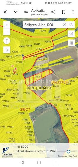 Teren extravilan | Agricol | 15800 mp | 45 ml deschidere | Salistea - 1