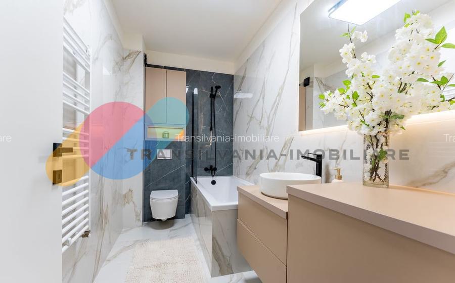 Apartament 56mp, balcon, finisat, zona Floresti - 8