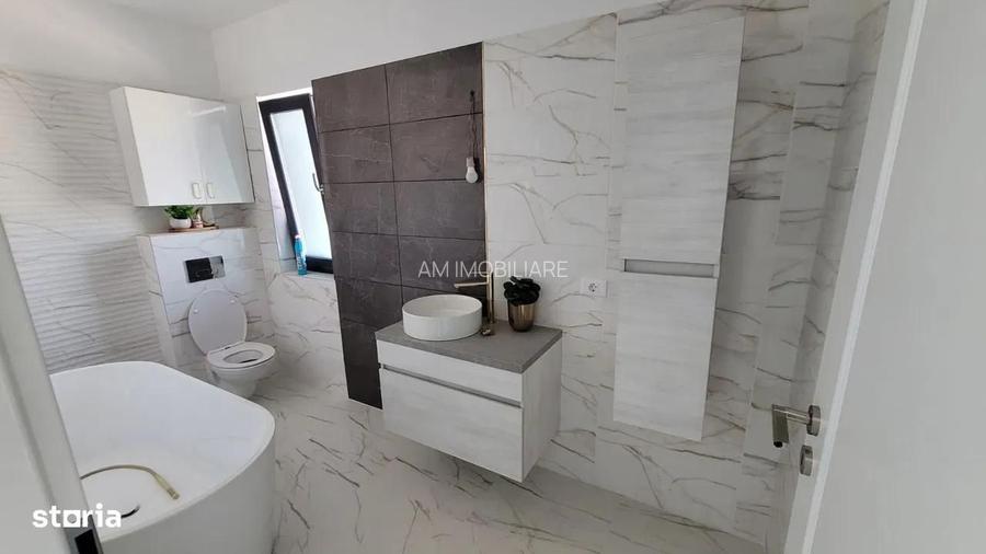 CASA INDIVIDUALA DOMNESTI, TOATE UTILITATILE, TEREN 400 MP, COMIS 0% - 7