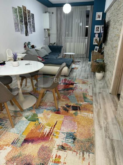 Apartament mobilat/utilat - 3 camere, 70 mp, 2 bai, balcon, Zona Auchan Iris - 9