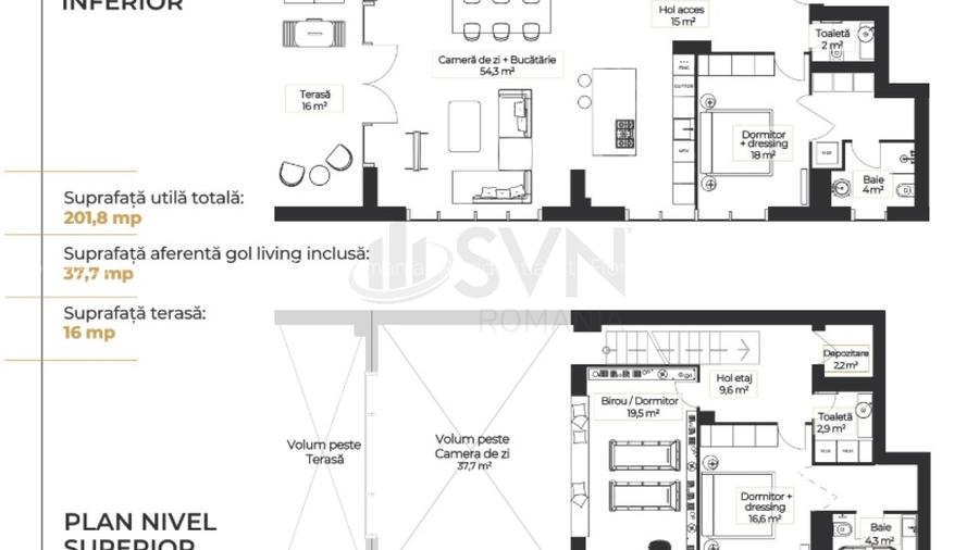 REA1027575 Apartament tip loft I 4 camere I Design industrial in Floreasca - 17