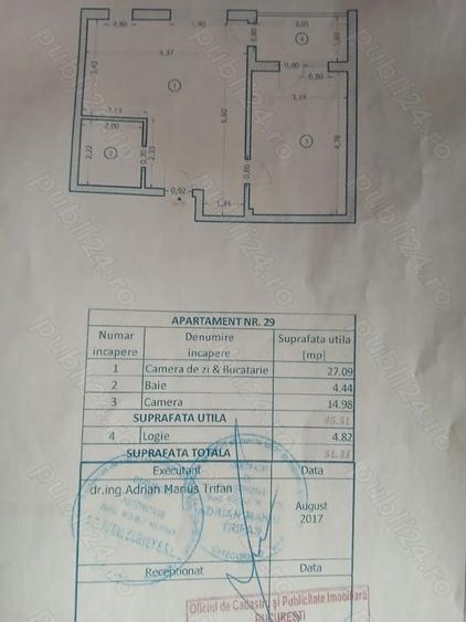 Apartament 2 camere Rahova, 51mp, bloc 2018, Comision 0%