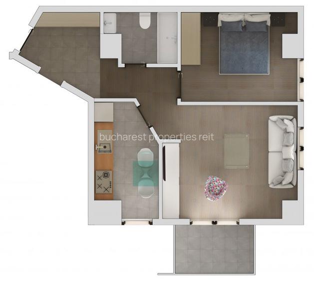 Apartament cu 2 camere in Vitan Estates,Comision 0% - 1