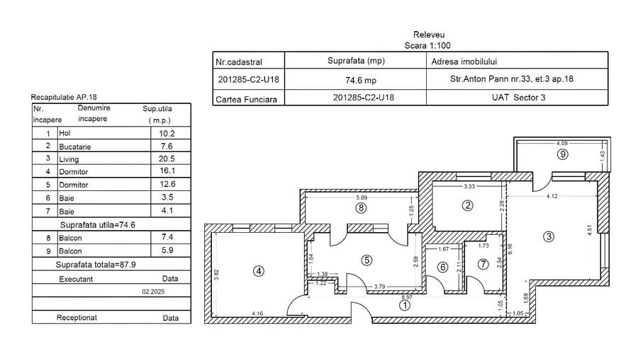 Apartament 3 Camere Unirii - Complet Mobilat - Bloc Nou 2026 - 5