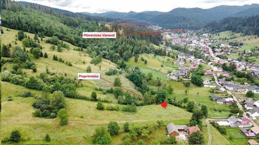 Teren 6,865mp Voroneț / Gura Humorului / Bucovina - 2