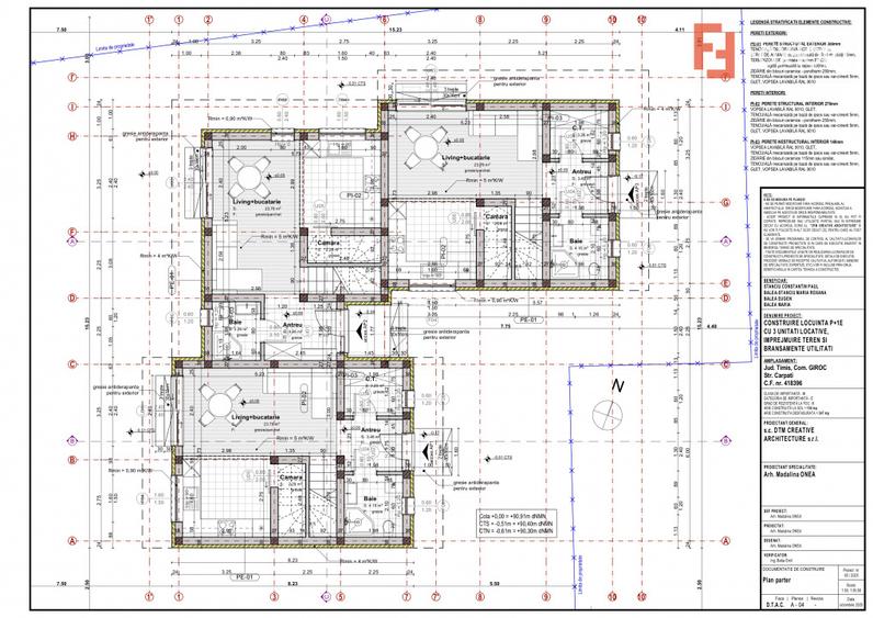 Proiect modern in stil mediteranean cu 4 camere - Giroc - 12
